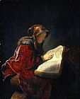 Rembrandt Rembrandt's Mother The Prophetess Anna painting